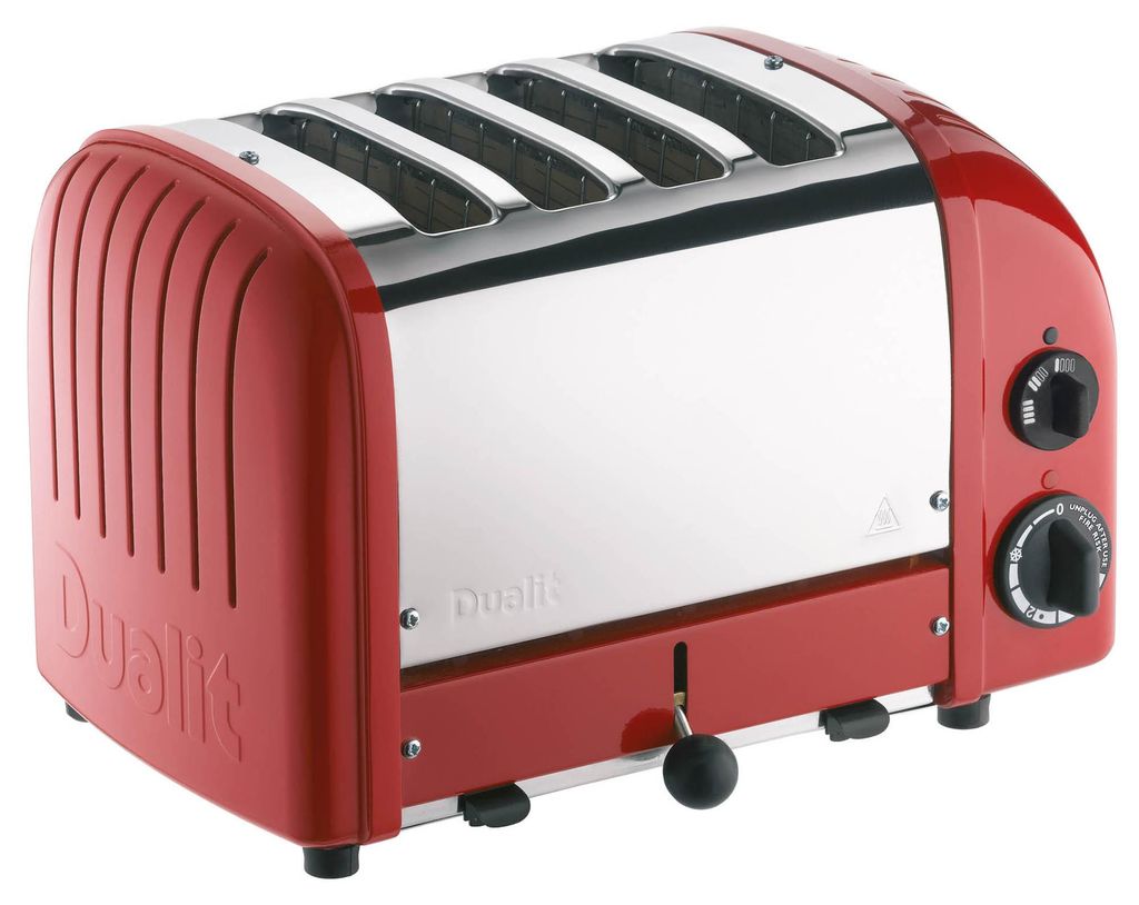 DUALIT | Tostapane, serie NEWGEN, rosso, 4 fette Immagine del prodotto 