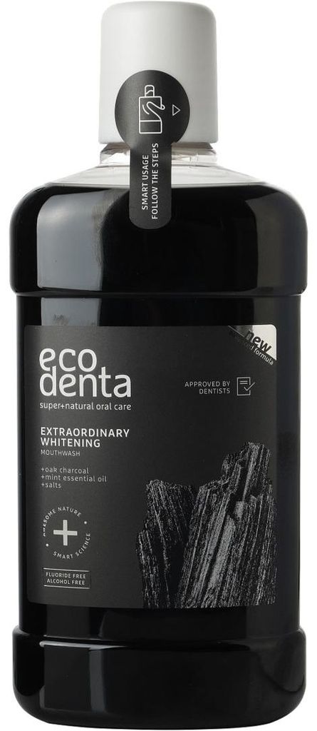 Ecodenta Mondwater whitening (500 ml) Productafbeelding 