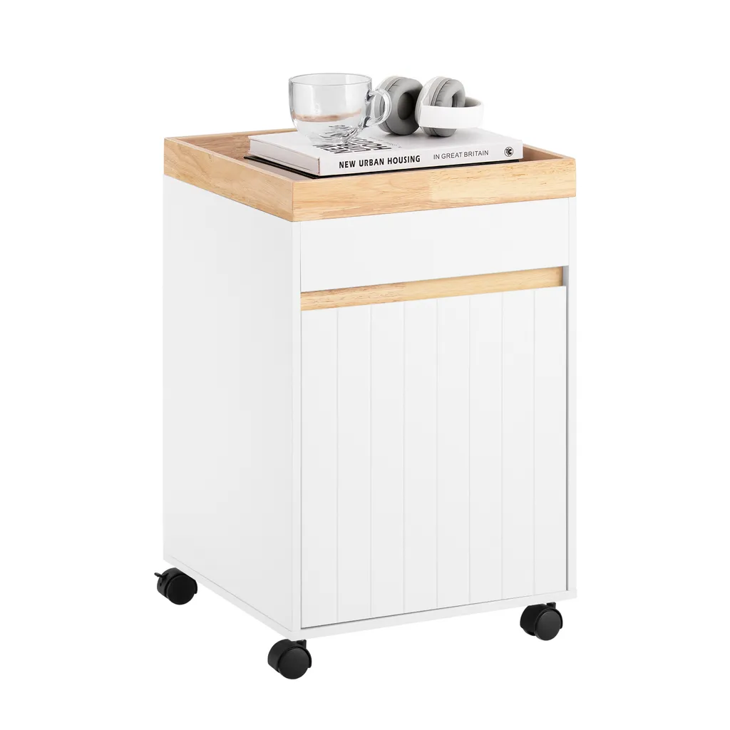 SoBuy ASK03-W Mobiletto Ufficio Porta Stampante con Ruote - Shop Online