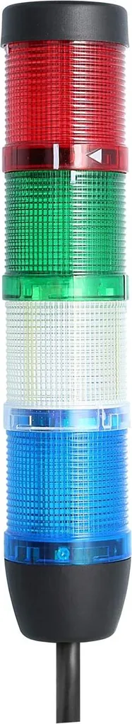 Torretta LED Blu-Bianco-Verde-Rosso STEX24 SS50 24V 2.5m Cavo