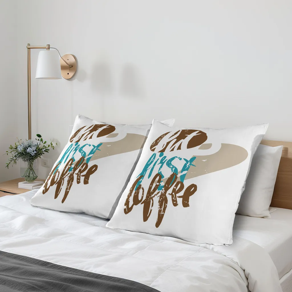 Coppia Federe Decorative 80x80 ABAKUHAUS Microfibra Sketchy Kalli