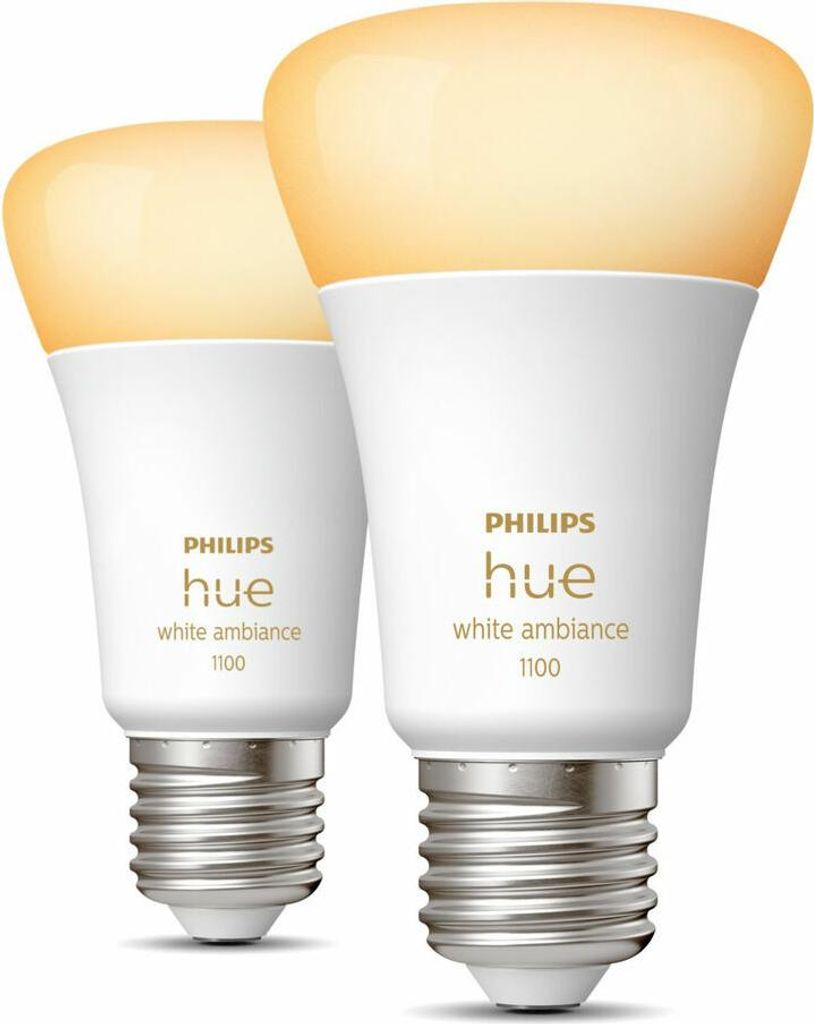 Smart Glühbirne Philips Pack de 2 E27 Weiß F E27 (2200K) (6500 K)