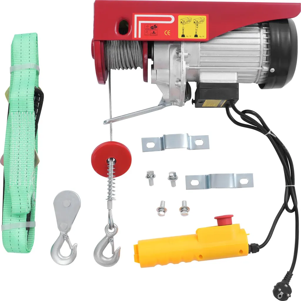 Treuil électrique 600kg avec câble en acier robuste pour levage vertical - 2