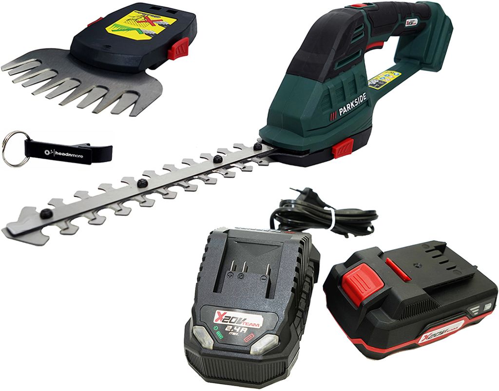 PARKSIDE® 20 V 2in1 Akku-Strauchschere / Grasschere inkl. Produktbild 