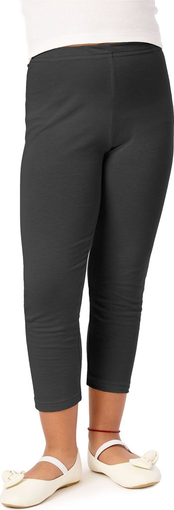 Merry Style Mädchen 3/4 Leggings aus Viskose MS10-131 (Schwarz, 140)