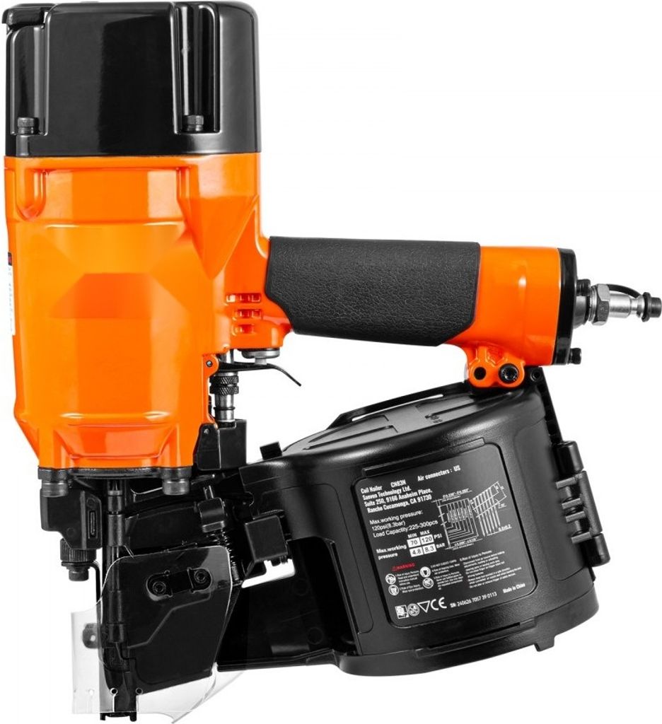 CN83N Druckluftnagler - Druckluft Tacker für Klammern - Nagelpistole 50-83mm - Hochwertiges Klammergerät für professionelle Anwendungen