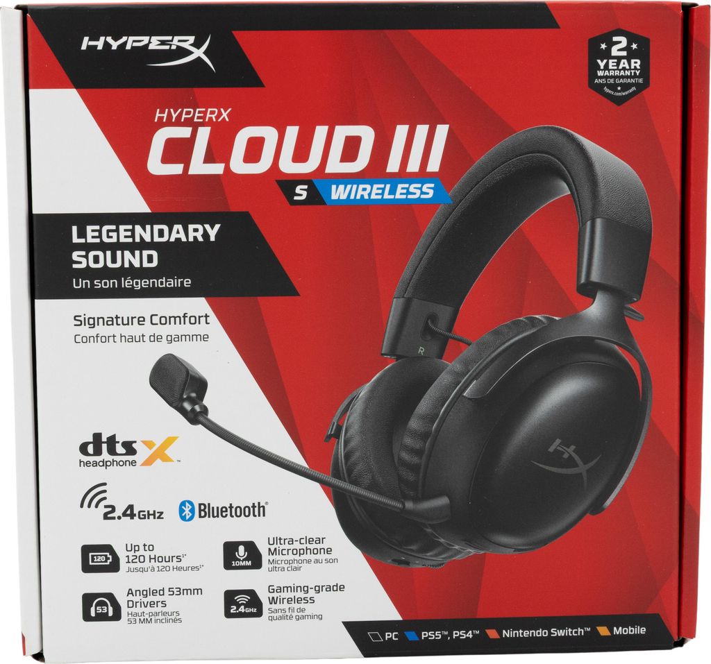 HyperX Cloud III S Wireless kabelloses Gaming-Headset, Produktbild 