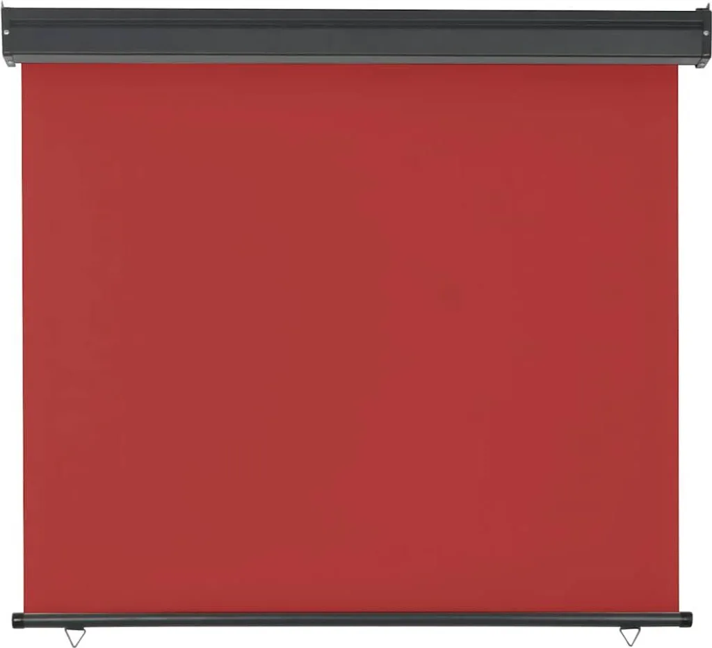 Tenda Privacy Balcone vidaXL 125x250 Rosso | Montaggio Rapido - 2