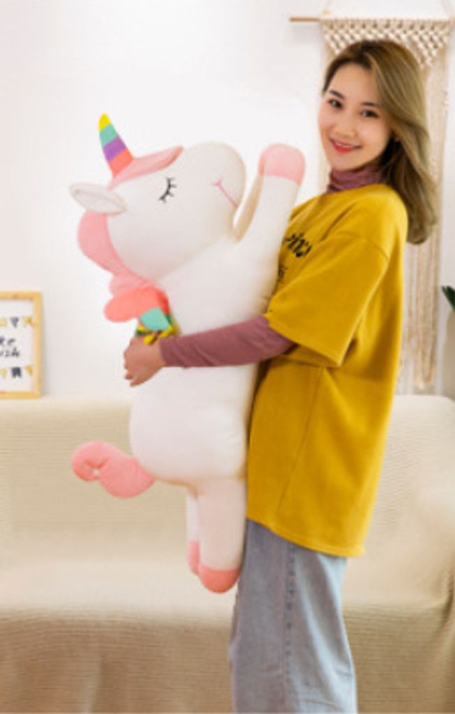 Plüsch Einhorn Kuscheltier, 21 Cm, Mit Regenbogenmähne – Kuscheliger Begleiter Für Kinder