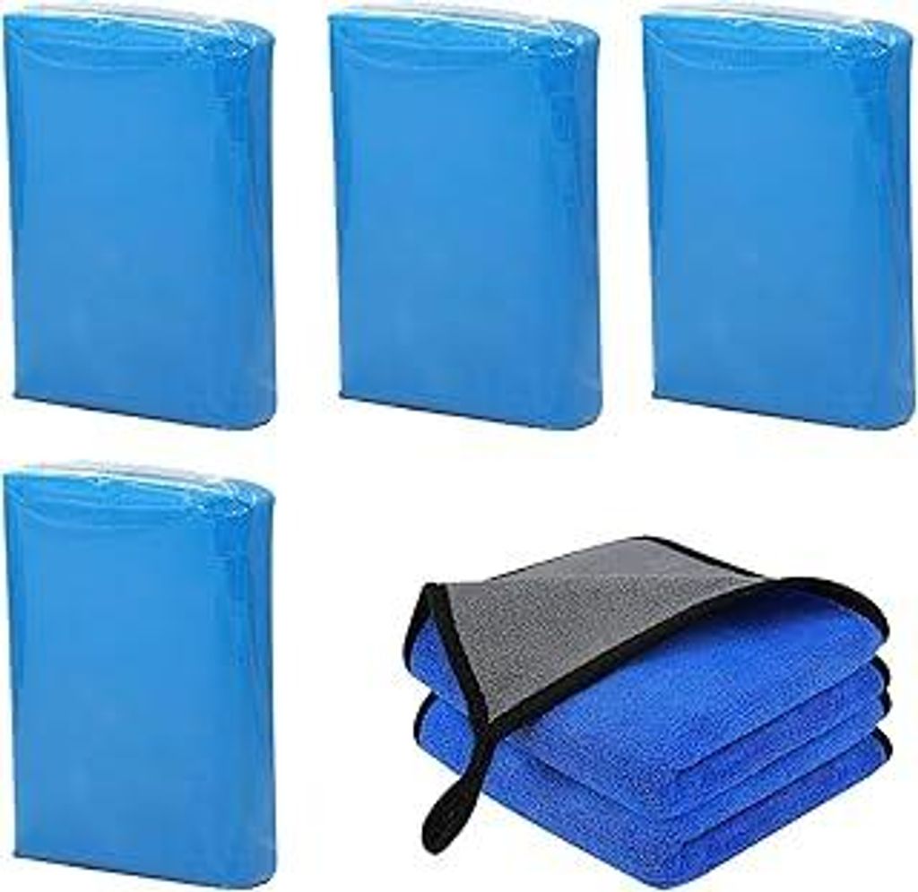 Reinigungsknete Auto Car, 4 Stück 100g Auto Reinigungsmasse mit 2 Handtuch, Reinigungsknete Autolack Polierknete für Lackpflege und Felgenreinigu...