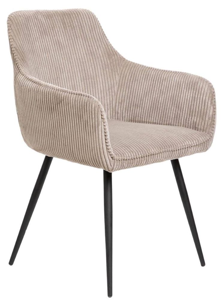 HOMLA SATORI FASO Kord Stuhl beige 58x62x79 cm Produktbild 