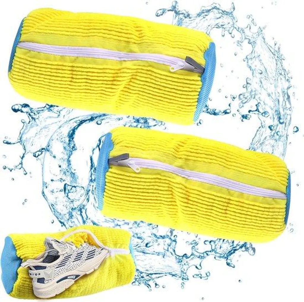 Kit de nettoyage baskets tissu polaire 360 degrés pour chaussures x2