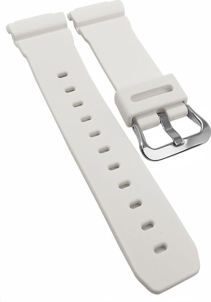 Casio G-Shock > Uhrenarmband Resin weiß > DW-5600CU DW-5600MW GW-M5610