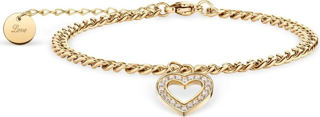 Gioielli Bering 649-27-190 Bracciale Chain Oro Giallo Acciaio 316L