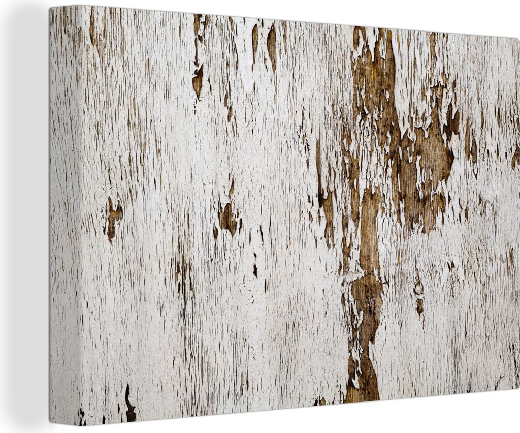 OneMillionCanvasses - Leinwandbilder - 150x100 cm, Holz - Rustikal - Baum, Wandbilder Kunstdruck Wanddekoration - Foto auf Leinwand - Gemälde au...