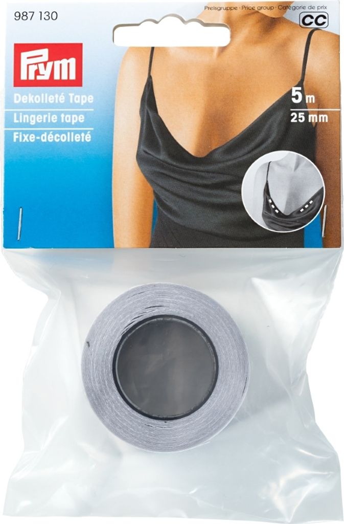 Fixačná páska do dekoltu, 5 m x 25 mm Obrázok produktu