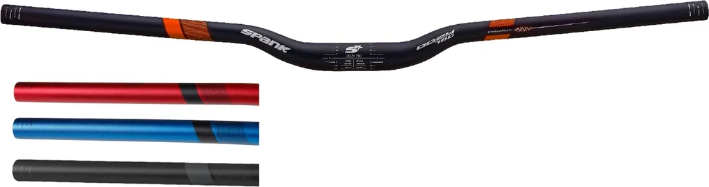 Guidon VTT All Mountain Spank Oozy LTD 780mm 31.8mm Confort et Rigide