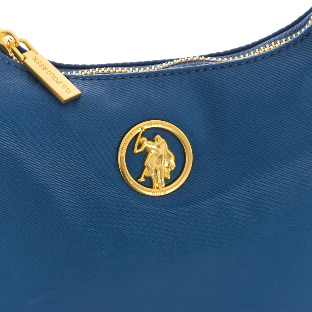 Recensione U.S. POLO ASSN. Houston Hobo Bag - Borsa Celeste e Tan - 6