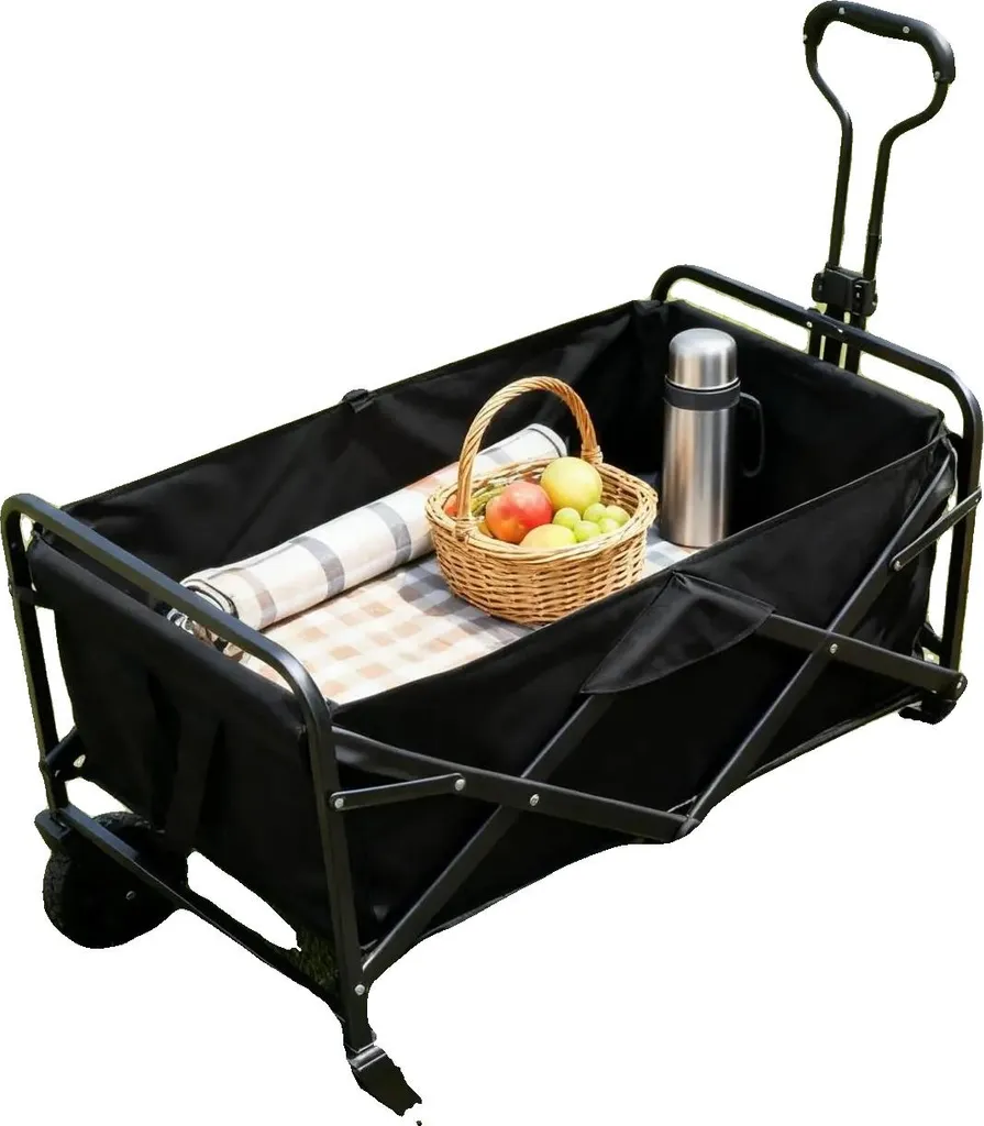Chariot de courses pliable et robuste - Chariot pour coffre voiture