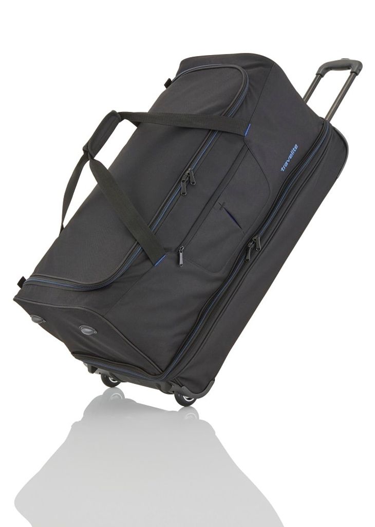 Travelite Cestovní taška Basics L Black/blue 98/119 l Obrázek produktu 