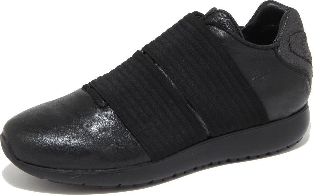 4670N Turnschuhe uomo ANDIA FORA Laufen pelle nero Schuhe Mann