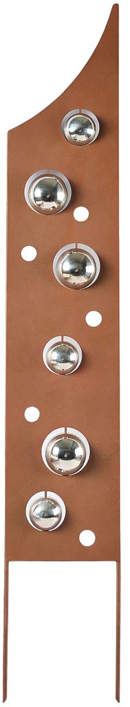 Kobolo Gartenstecker Dekostecker RUSTY BUBBLES in Rostoptik Produktbild 