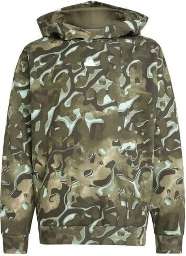 Sweat Adidas J FI AOP HD Turquoise - Anti-Froid et Style Sportif Garanti
