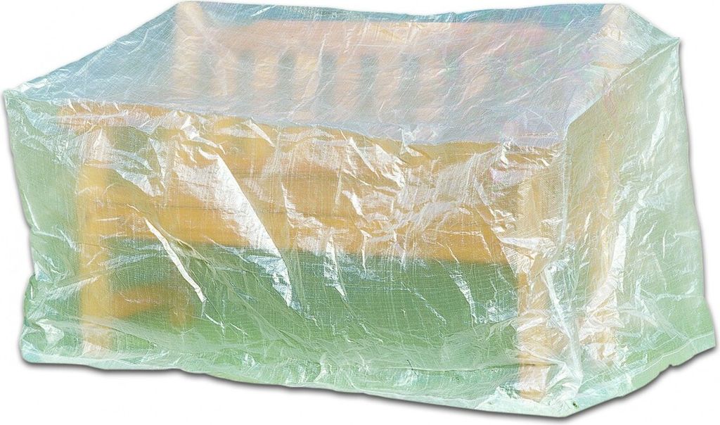 Schutzhülle Abdeckung für Bank Gartenbank 160cm transparent Produktbild 
