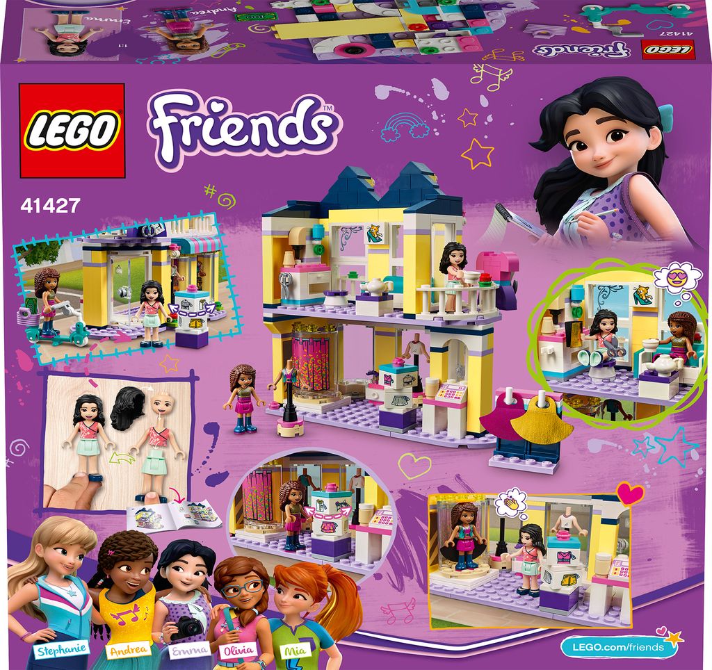 LEGO 41427 Friends Emmas Mode-Geschäft Set, Puppenhaus mit Produktbild 9