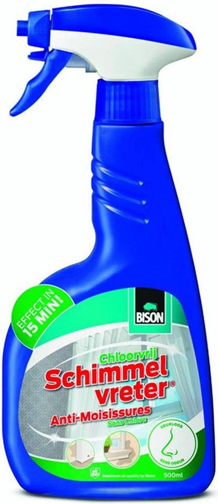 Bison Schimmelentferner Spray chlorfrei 500 ml für Fliesen und Sanitär