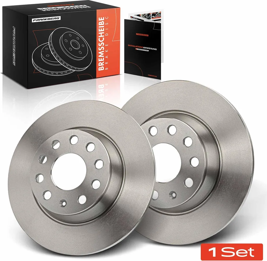 Paire de disques de frein arrière pour VW Golf Jetta Passat 2003-2022