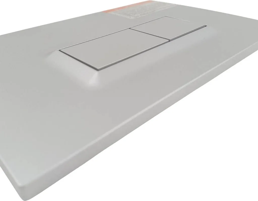 VitrA 740-0686 Plaque de Commande WC Anti-trace de Doigts Inox Mat - 8