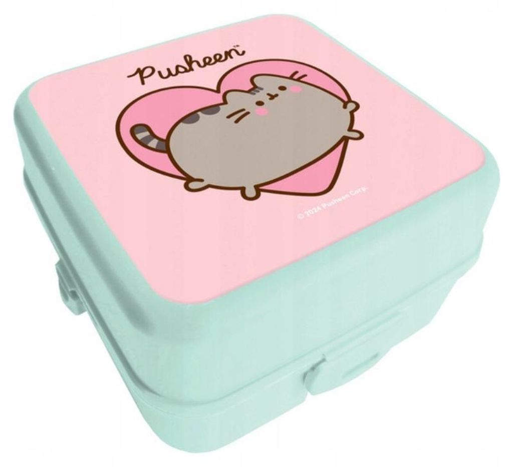 Borsa per la colazione quadrata Pusheen menta Majewski Immagine del prodotto 