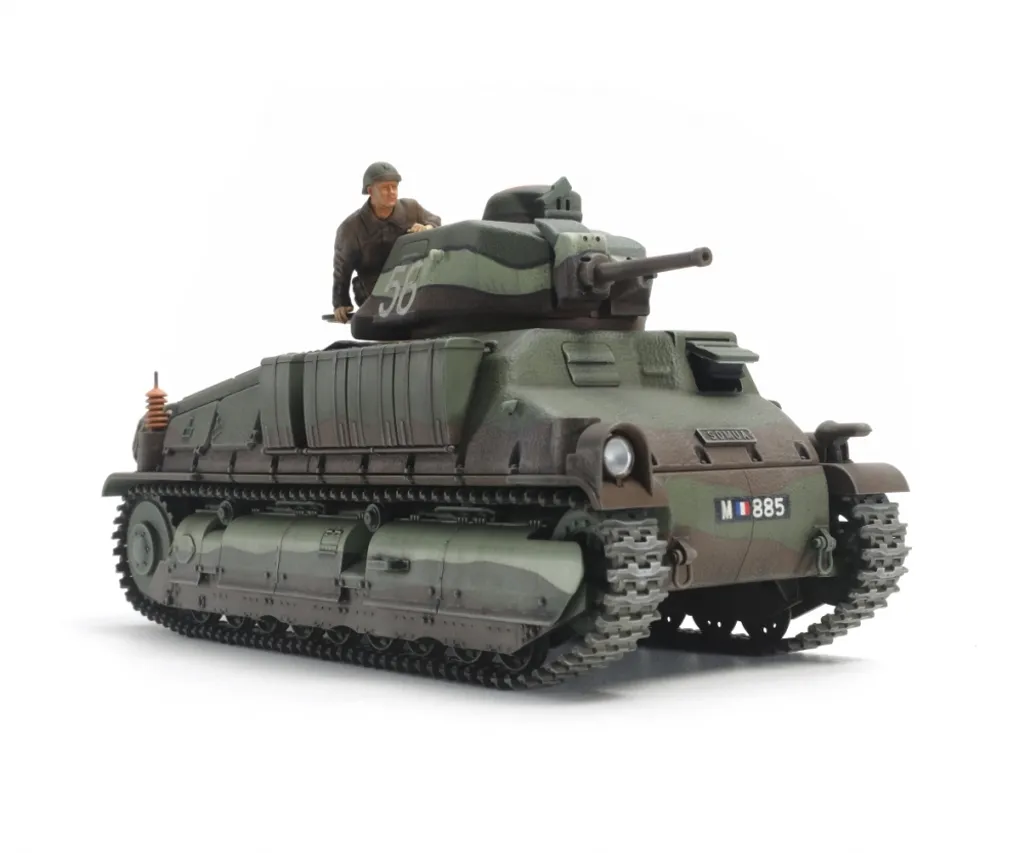 Char SOMUA S35 Tamiya 35344 Haute Précision - Kit Militaire Français 1/35