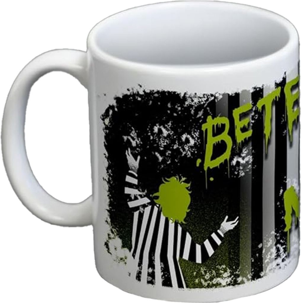 Beetlejuice Beetlejuice - Kaffeebecher "Betelgeuse Is Mine" PM11515 (Einheitsgröße) (Grün/Schwarz/Weiß)