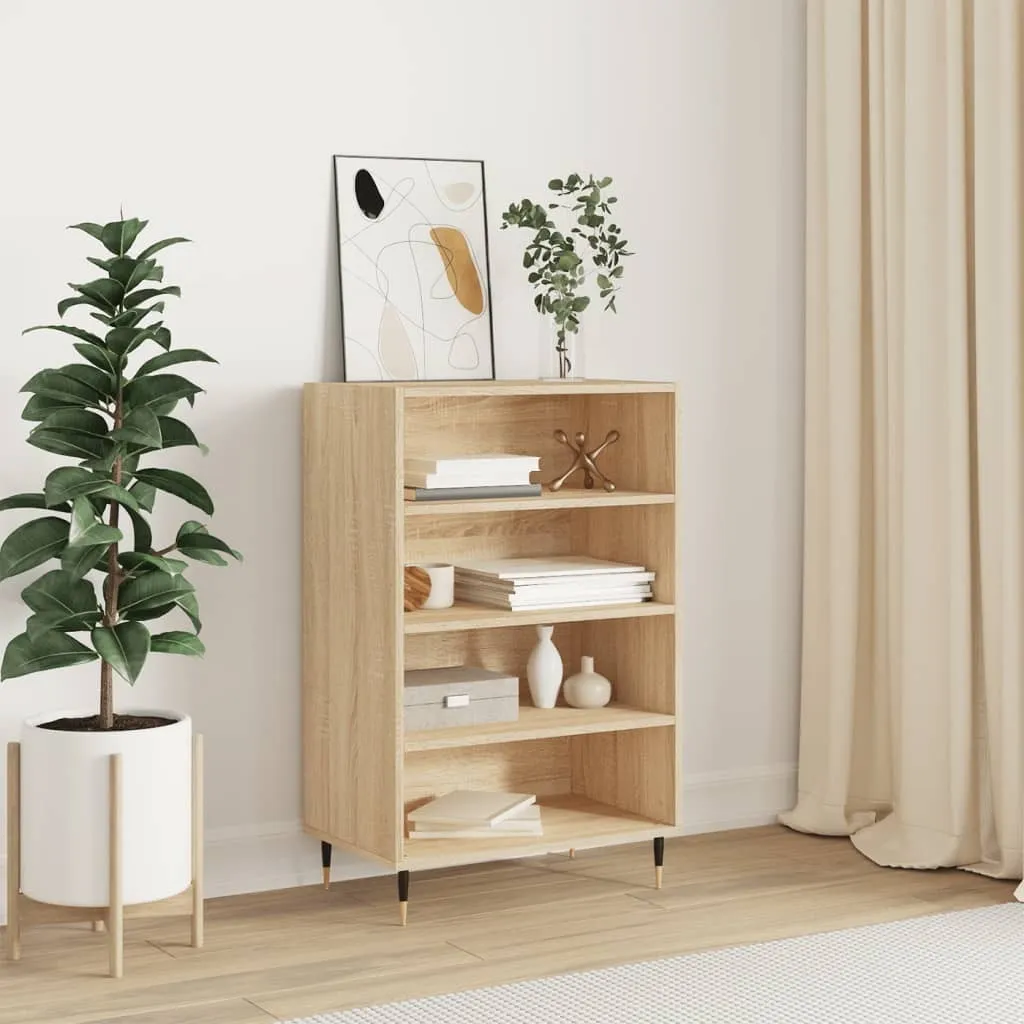 Mobile Multiuso Rovere Sonoma 57cm | Credenza Salvaspazio per Casa
