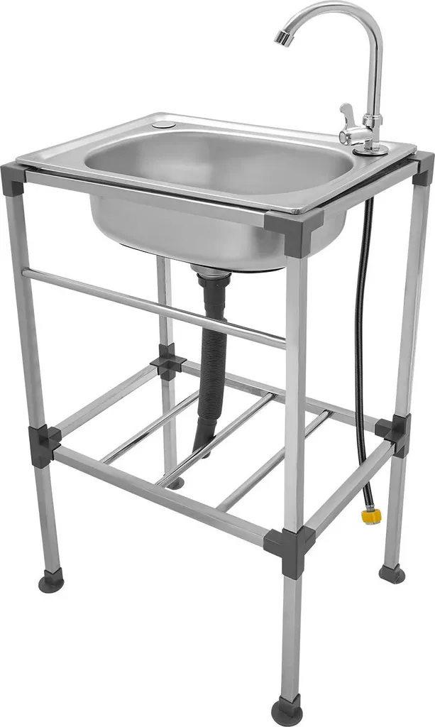 Lavello Cucina Inox 201 Vasca Singola con Rubinetto - Offerta Online