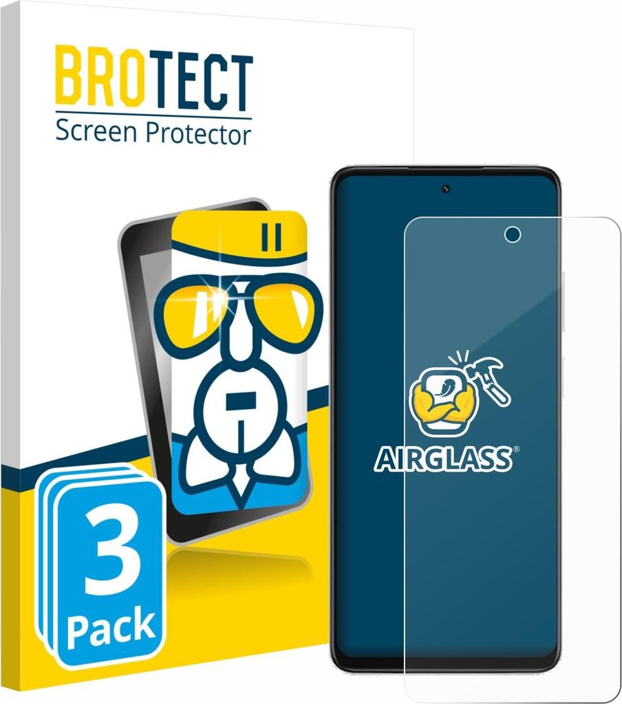 3x BROTECT Schutzglas für Oppo A5x 4G Schutzfolie Panzer Folie Glas Display Schutz klar