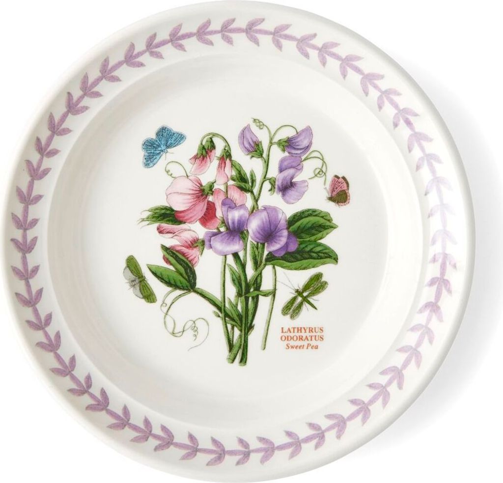 Portmeirion Keramik Vorlege-Teller Botanic Garden Meadow Duftwicke