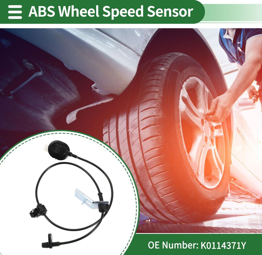 ABS Raddrehzahlsensor ABS Sensor Anti-Blockier-System Sensor für Mazda 6 2014-2019 Nr. K0114371Y Hinten Links Rechts