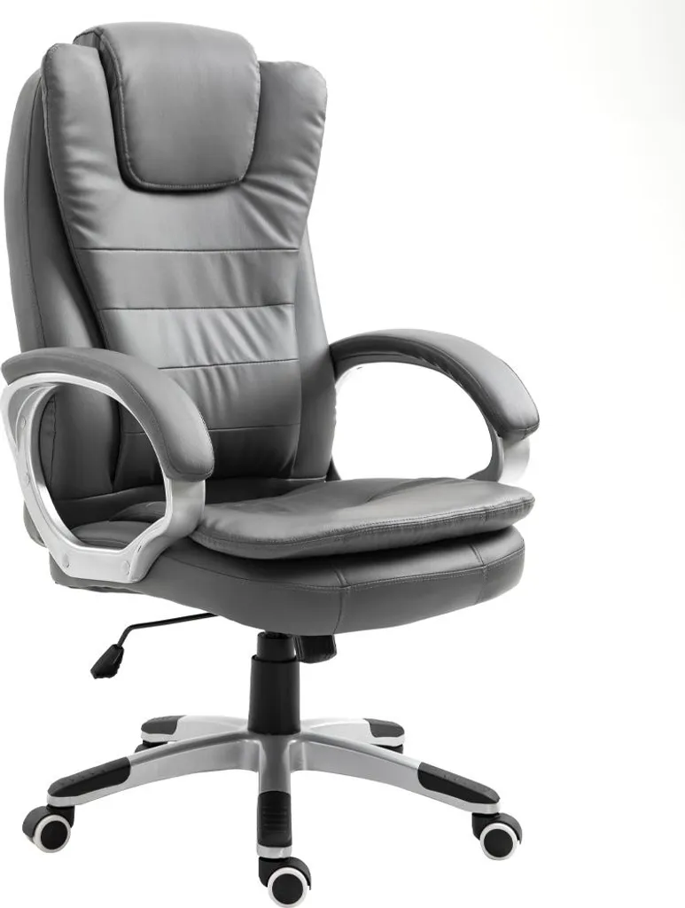 Sedia Ufficio Massaggio Riscaldante Activejet YK7304 Grigio Ergonomica