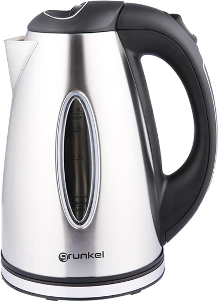 Bouilloire Grunkel 2200W Inox - Grande Capacité 1,7L avec Arrêt Automatique