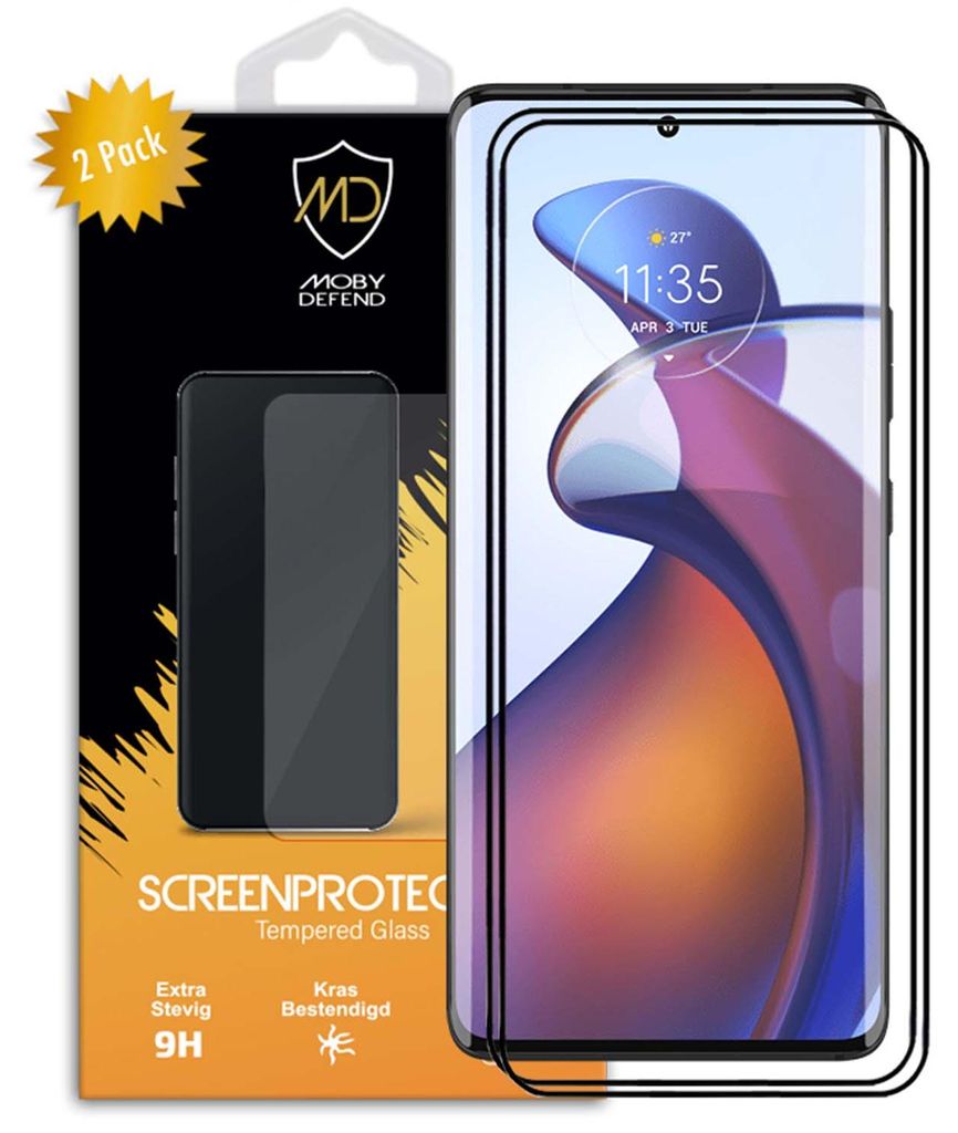 2-Pack MobyDefend Screenprotectors - Geschikt voor  Productafbeelding 