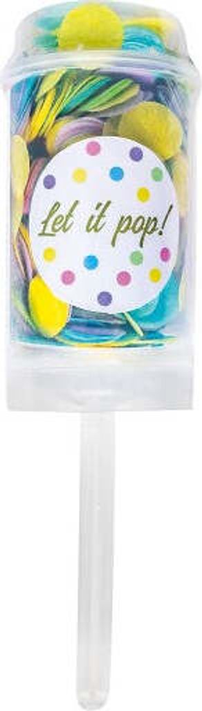 Bunter Pastell Party Popper