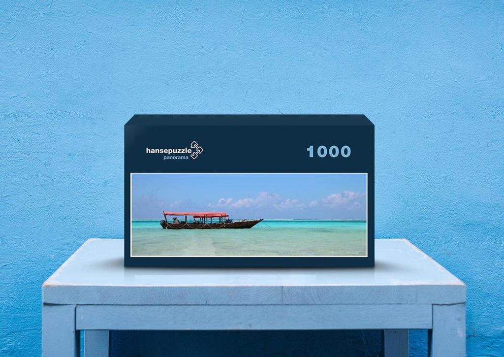 hansepuzzle 79340 - Sansibar Puzzle, 1050 Teile, Hintergründe, 60,0 x 46,0cm mit hochwertiger Aufbewahrung, Kartonbox & Beutel