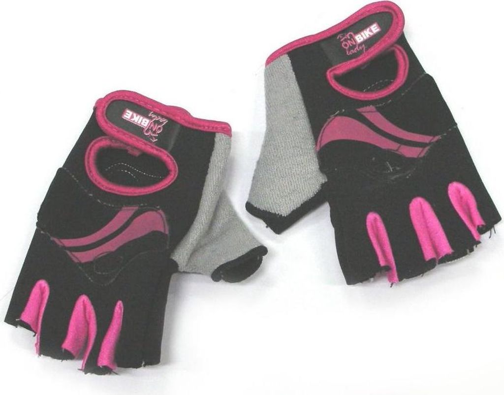 On Bike Halbfingerhandschuhe für Damen mit Komfortbündchen für Radfahrer