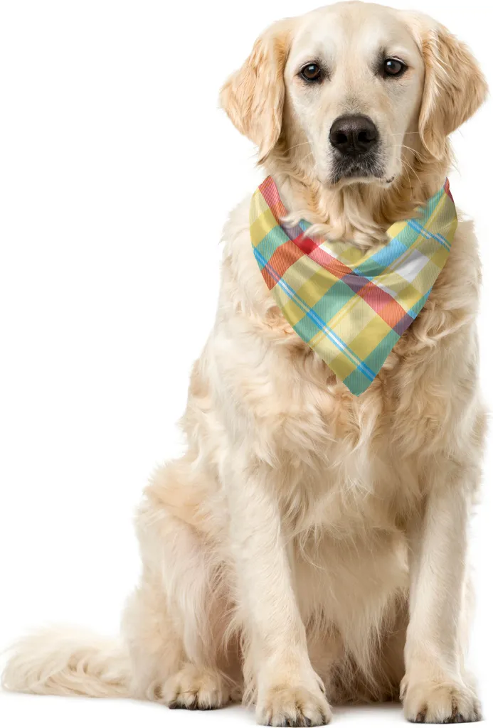 Fazzoletto Collo Cane ABAKUHAUS Multicolore 40x40 cm | Lavabile