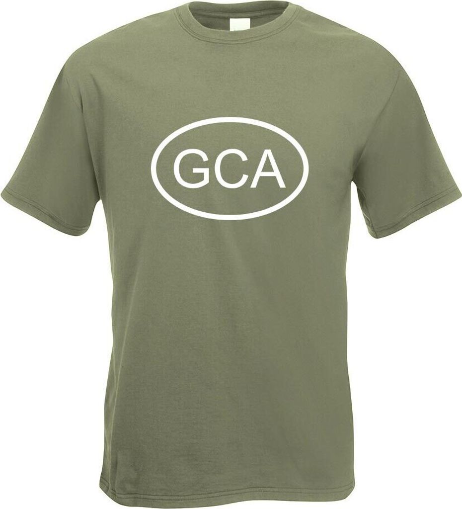 Kiwistar - T-Shirt - Olive - Guatemala GCA Motiv Bedruckt Funshirt Design Print - mit Motiv Bedruckt - Funshirt Design - Sport - Freizeit - Herren ...