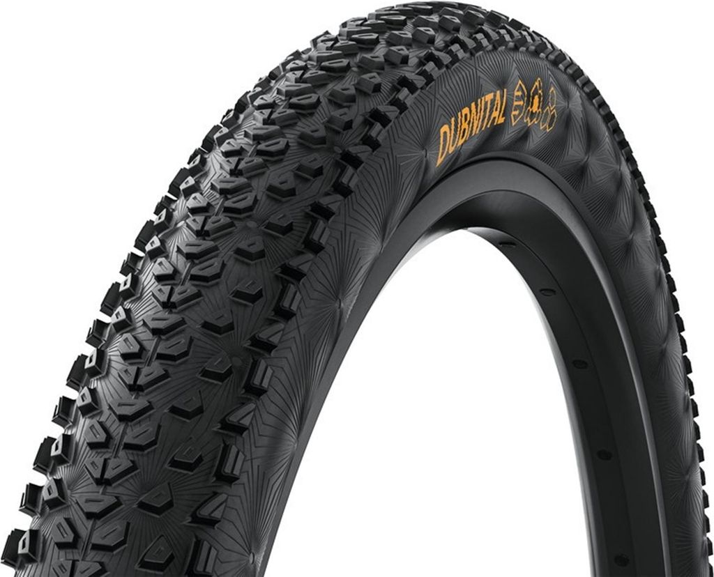 Continental Dubnital Race Rapid Faltreifen 60-622 (29×2,40") - Tubeless-Ready E-25, Race-Casing, Hardpack - schwarz/schwarz Skin, E-Bike geeignet
