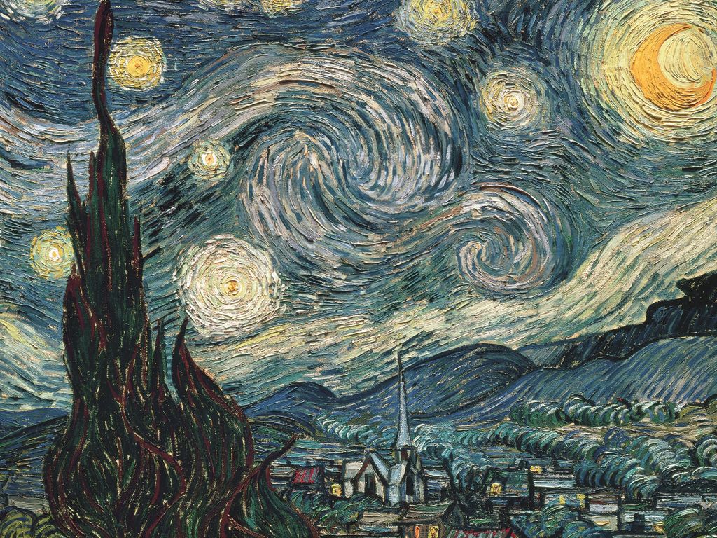 Ravensburger Puzzle 1500 pièces - La Nuit étoilée / Vincent Zdjęcie produktu 